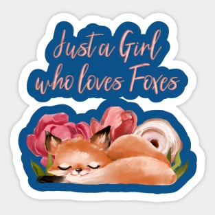 Love Foxes Sticker